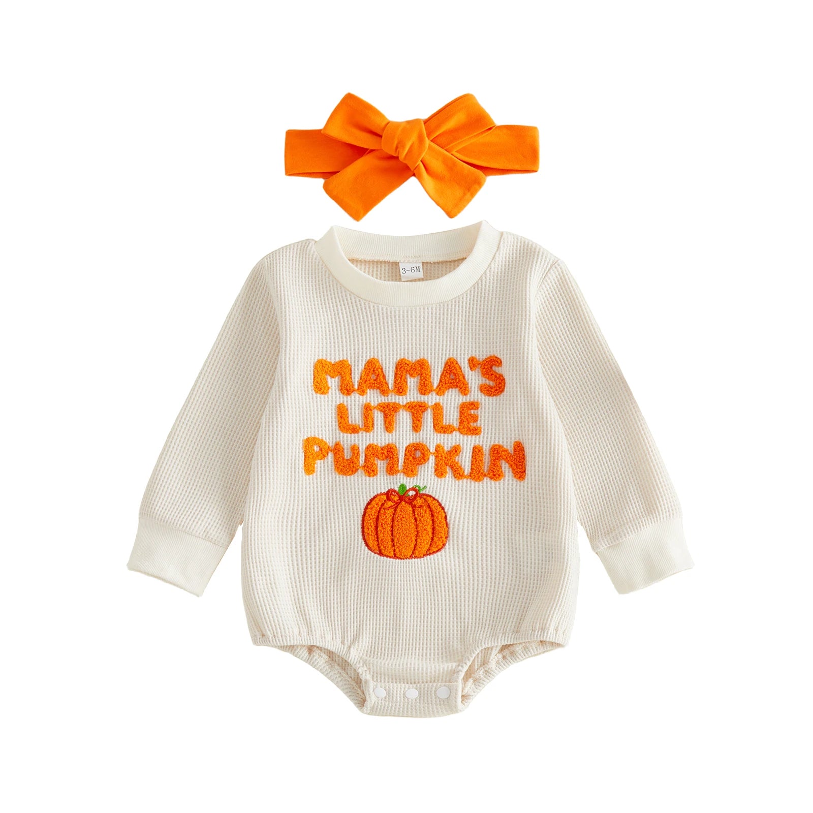MAMA'S/DADDY'S LITTLE PUMPKIN Long-Sleeve Onesie