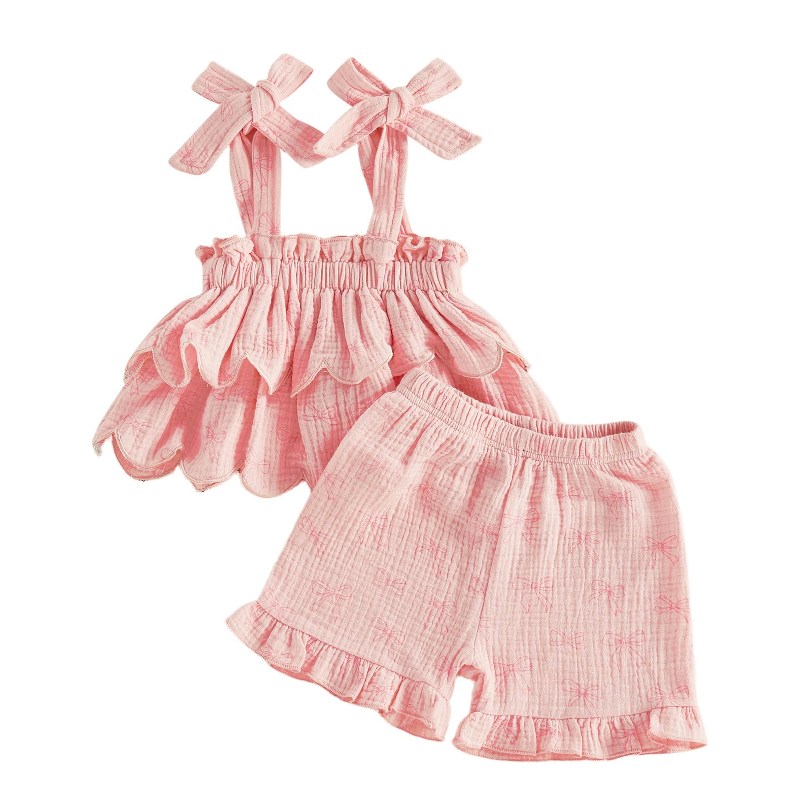 BOWTIE Layered Ruffled Outfit