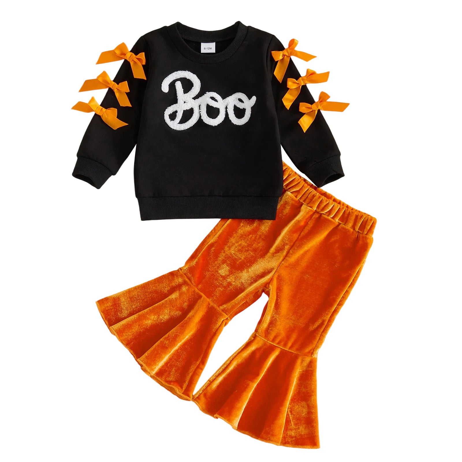 BOO Bowtie Bellbottom Outfit