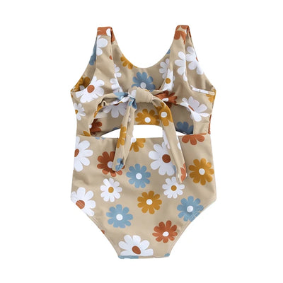 CORALIE Flower Cut-Out Swimsuit