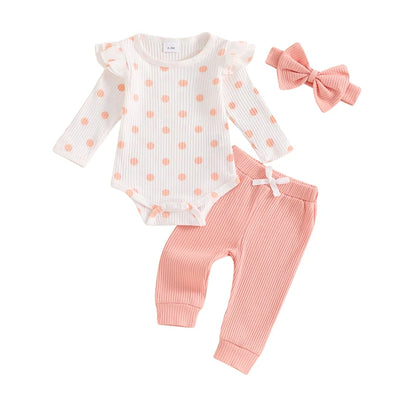 TULLY Polka Dot Outfit with Headband