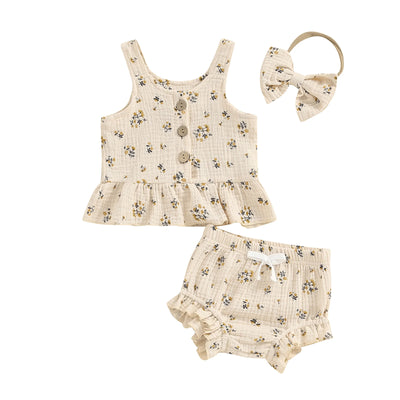 MARLEY Floral Ruffle Outfit