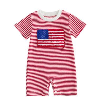 USA FLAG Striped Jumpsuit