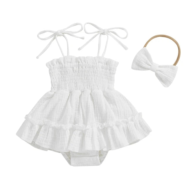 LUCY Romper Dress with Headband