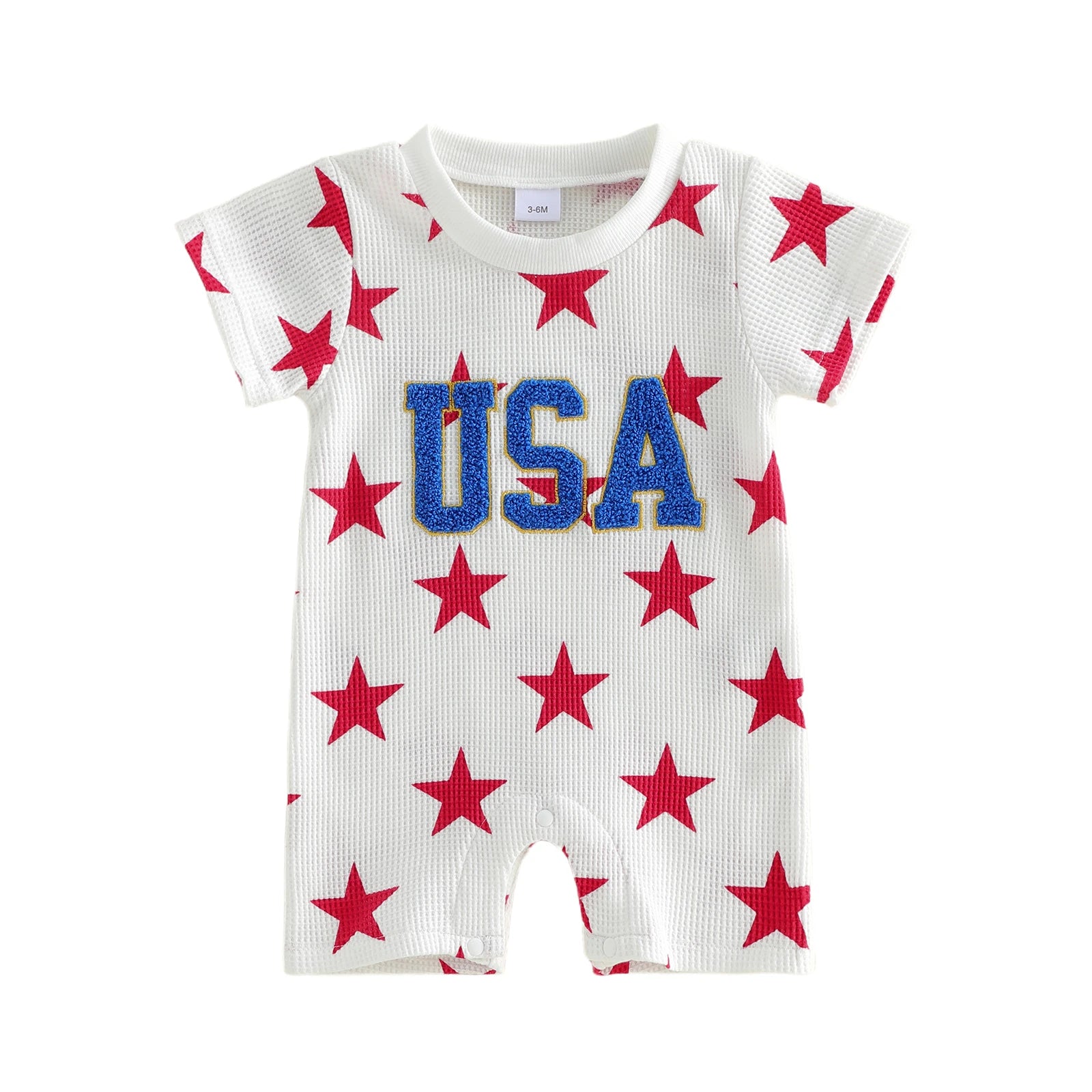 USA STAR White Jumpsuit