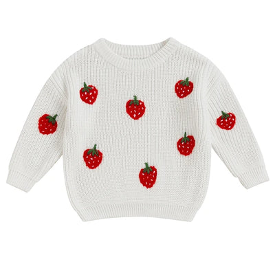 STRAWBERRIES Knitted Sweater