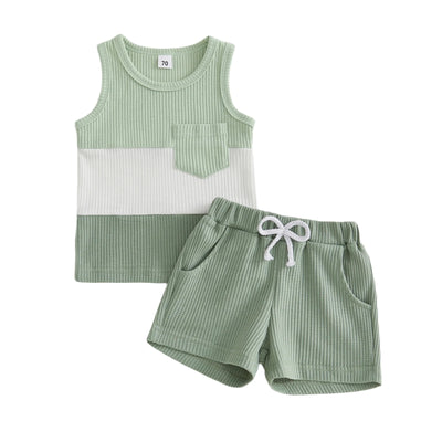 BENJI Waffle Knit Tank Outfit