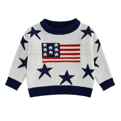 USA FLAG Knitted Sweater