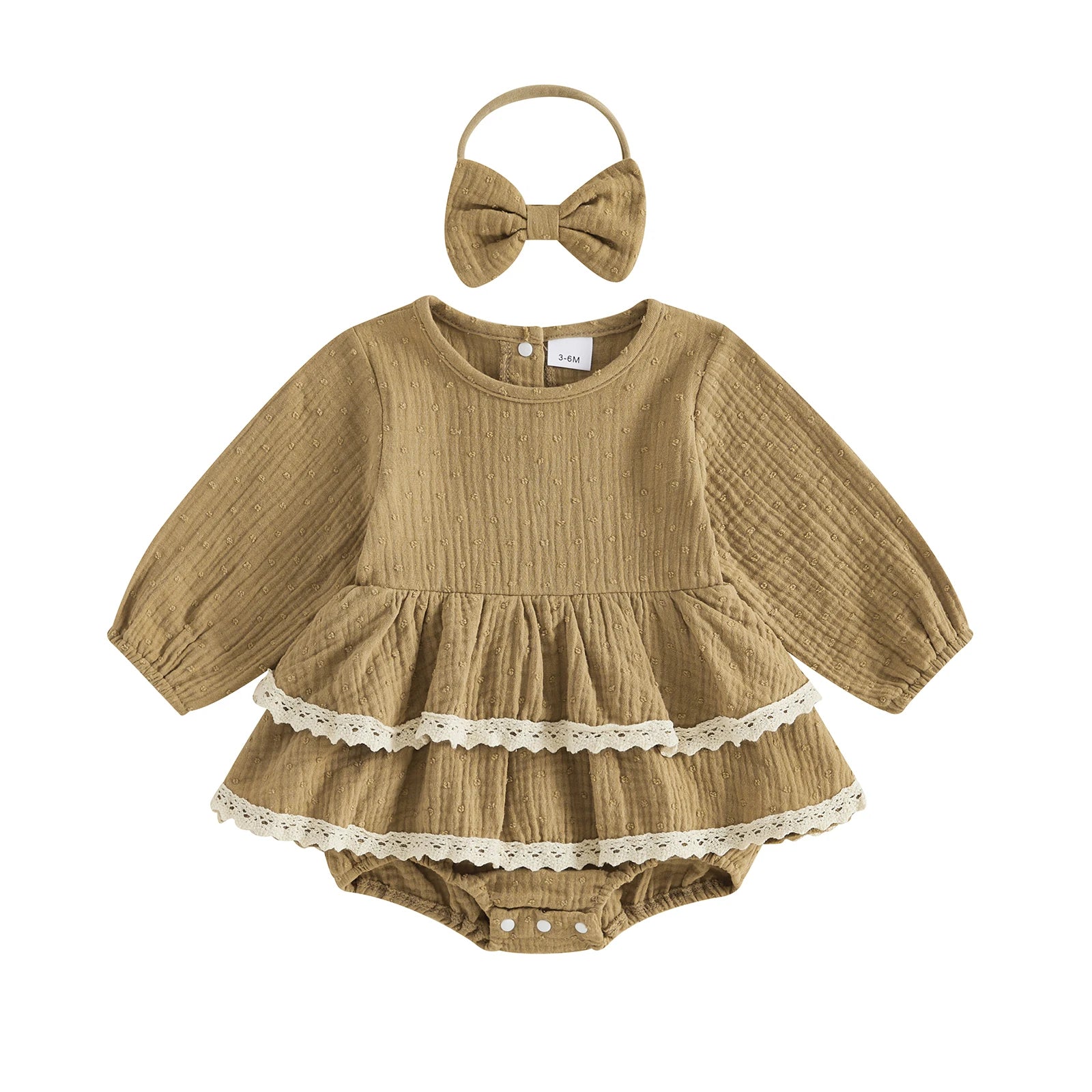 MADDIE Layered Romper Dress