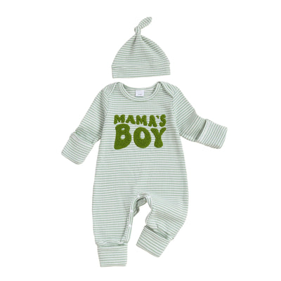 MAMA'S BOY Striped Jumpsuit