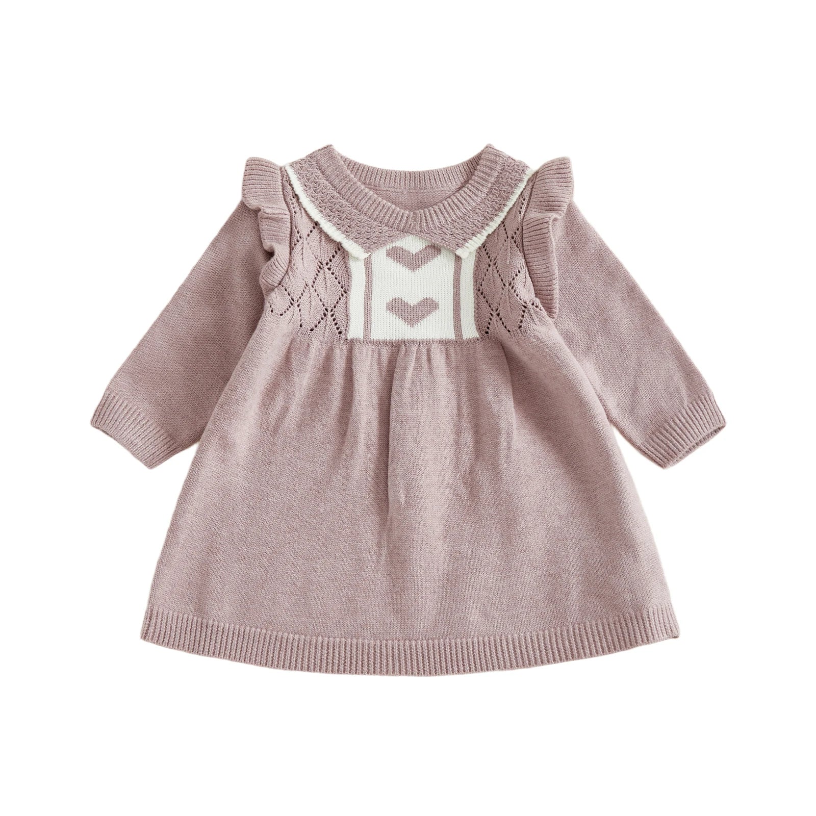 SWEETHEART Knitted Ruffle Dress