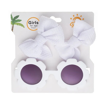 FLOWER Sunnies with Bowtie Hair Clips