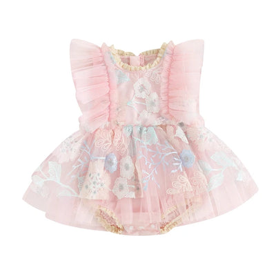 GARDEN FAIRY Tulle Romper Dress