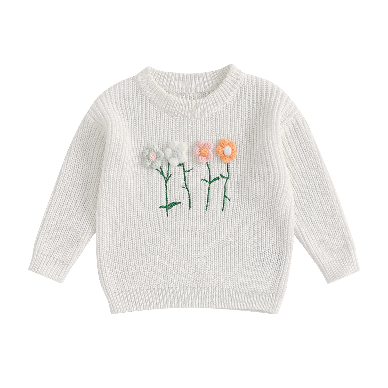FLOWERS Knitted Sweater