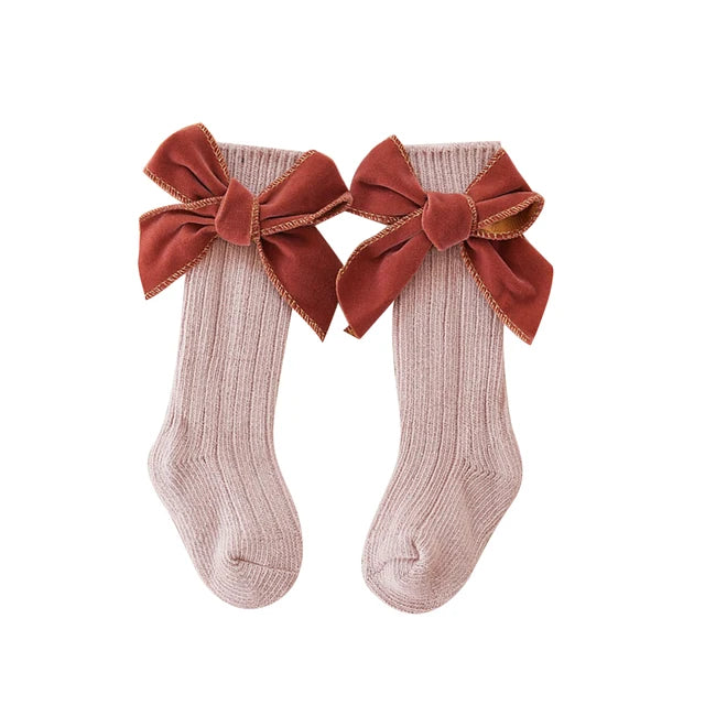 MARY Velvet Bow Socks