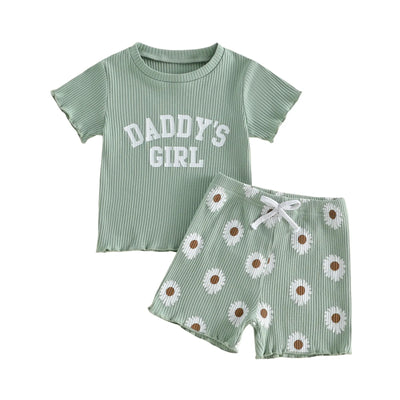 DADDY'S GIRL Daisies Outfit