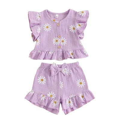 DAISIES Ruffle Bowtie Outfit