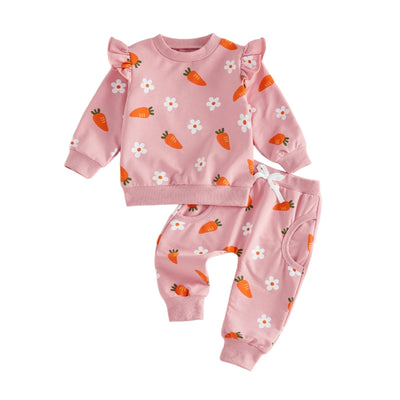 EASTER Pink Ruffle Outfit