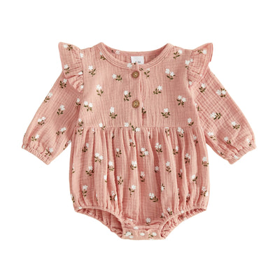 LEAH Floral Romper