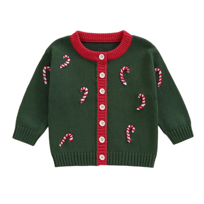 CANDY CANE Knitted Cardigan