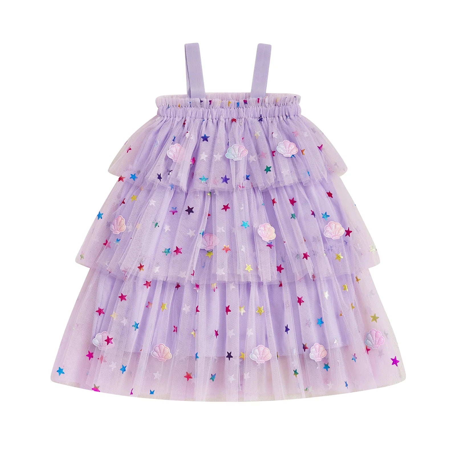 SEASHELLS Layered Tulle Dress