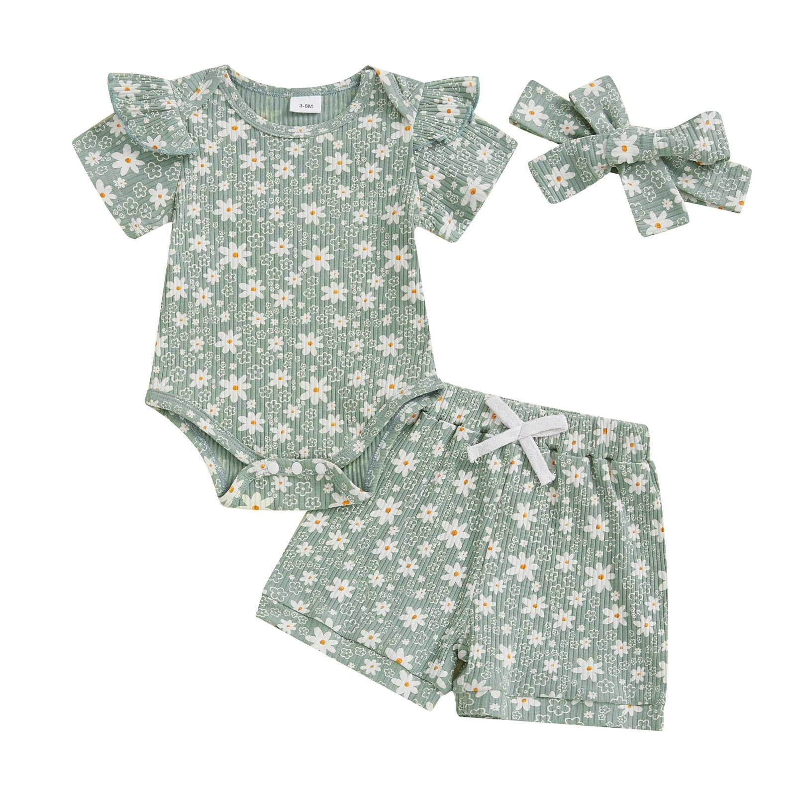 MARCIE Floral Ruffle Outfit