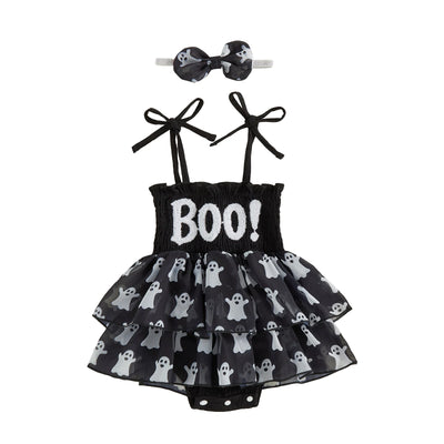 HALLOWEEN Layered Tutu Romper