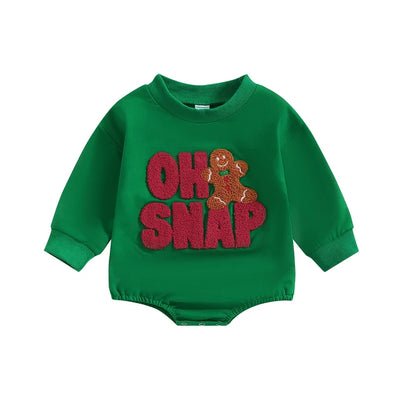 OH SNAP Long-Sleeve Onesie