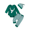 DEER Checkered Outfit with Beanie