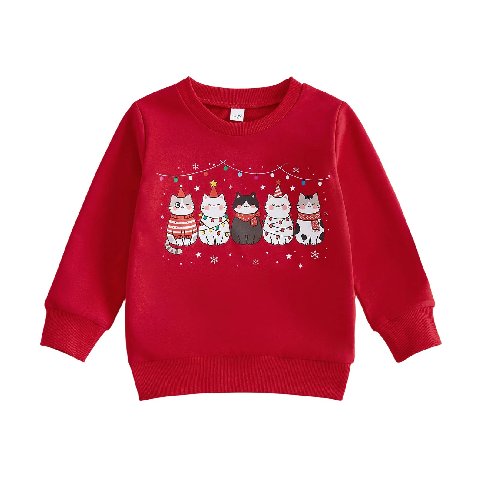 JOLLY HOLIDAYS Red Sweatshirt