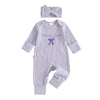 MAMA'S/DADDY'S GIRL Striped Jumpsuit