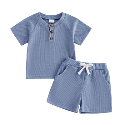ELIJAH Waffle Knit Outfit