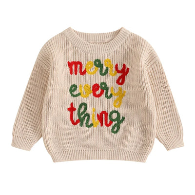 MERRY EVERYTHING Knitted Sweater