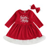 LITTLE MISS CLAUSE Dress with Headband