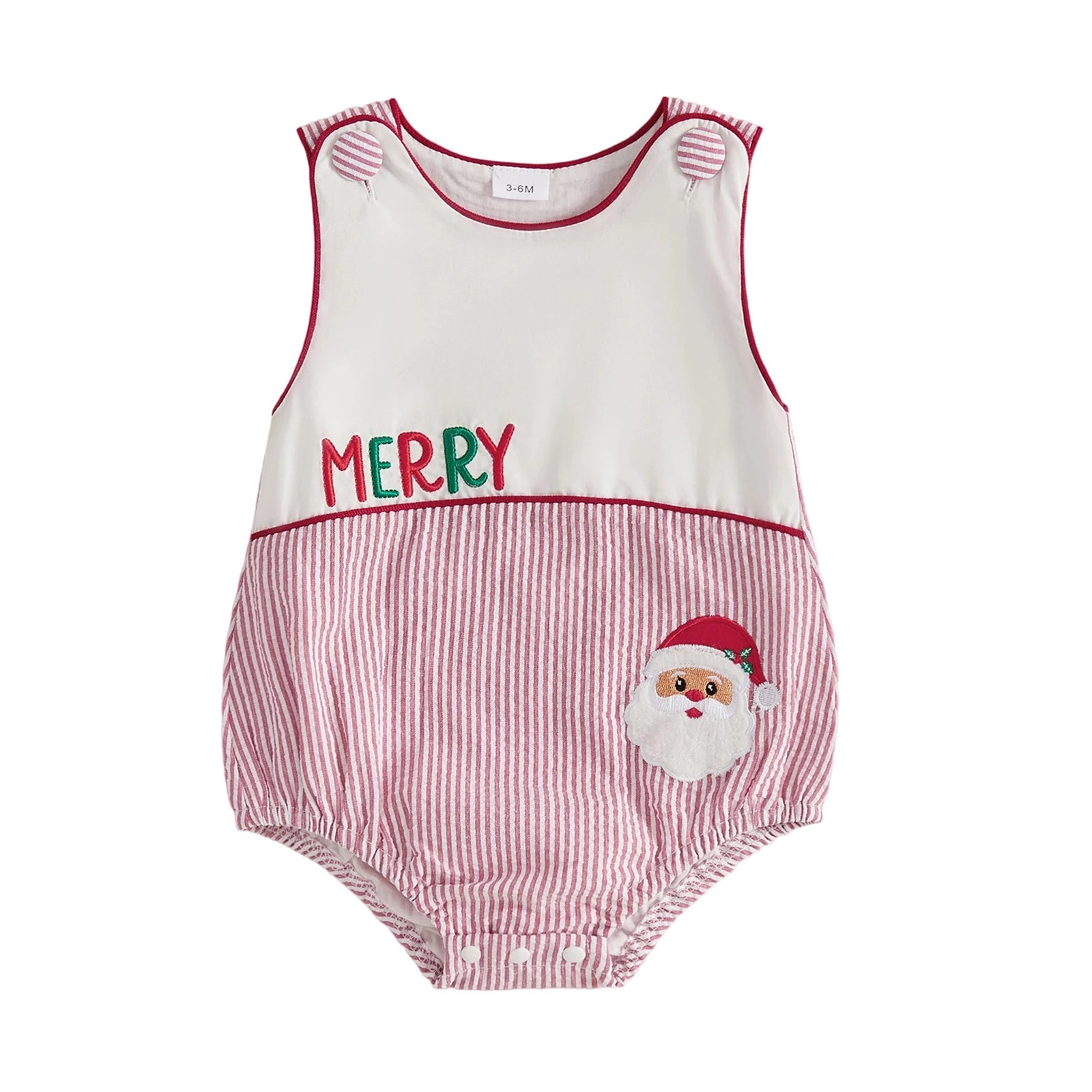 JOLLY & MERRY Striped Romper