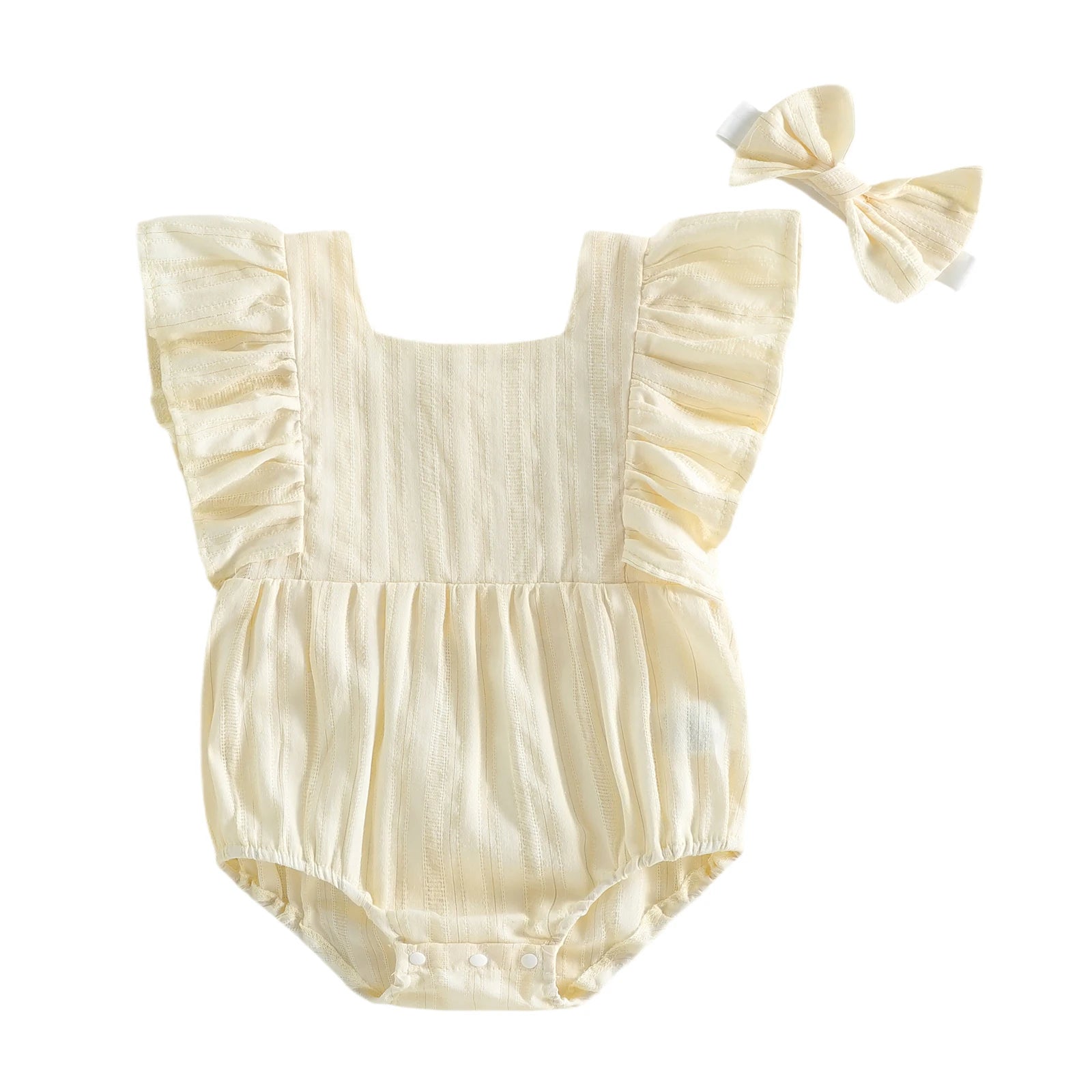NORA Ruffle Sleeve Romper