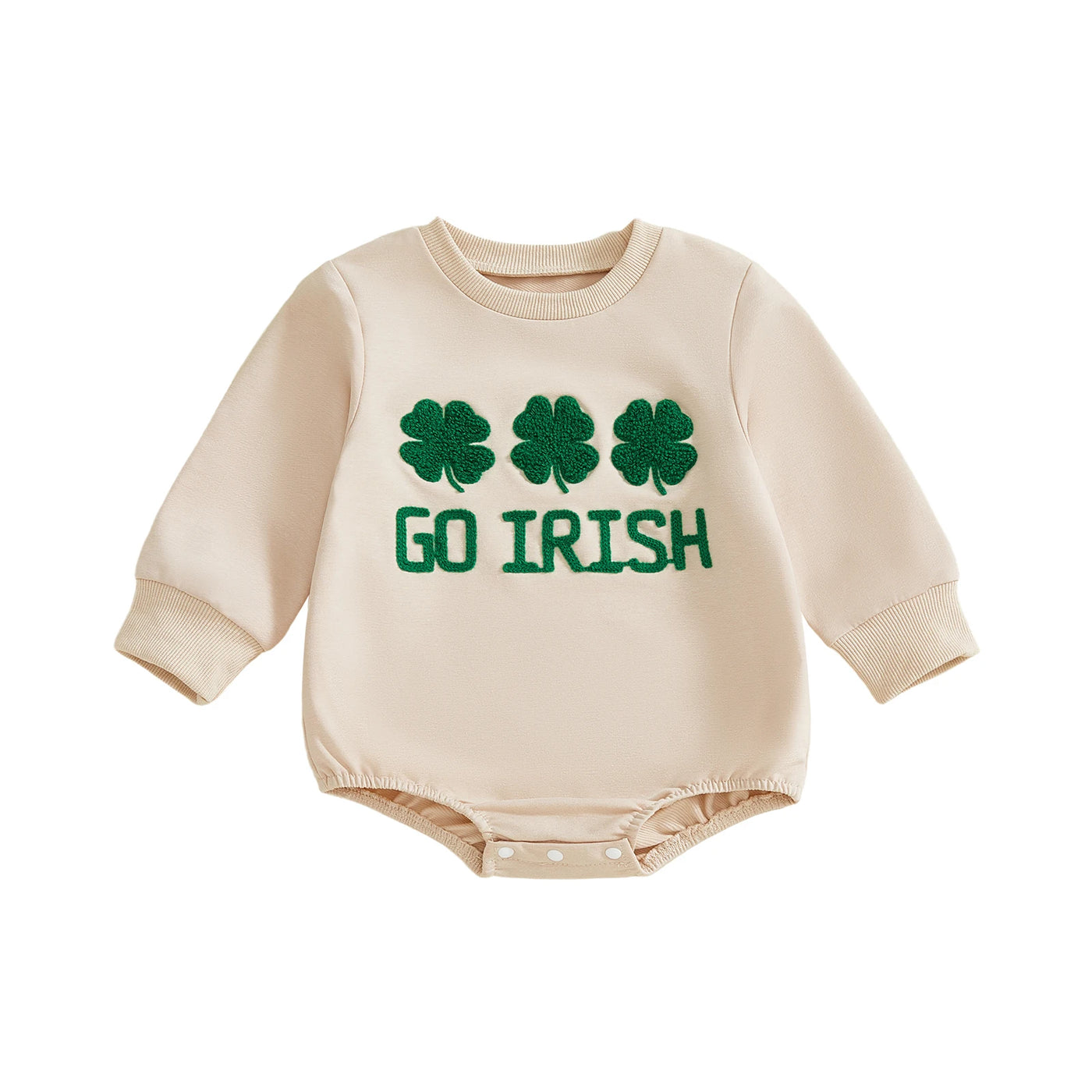 GO IRISH Long-Sleeve Romper