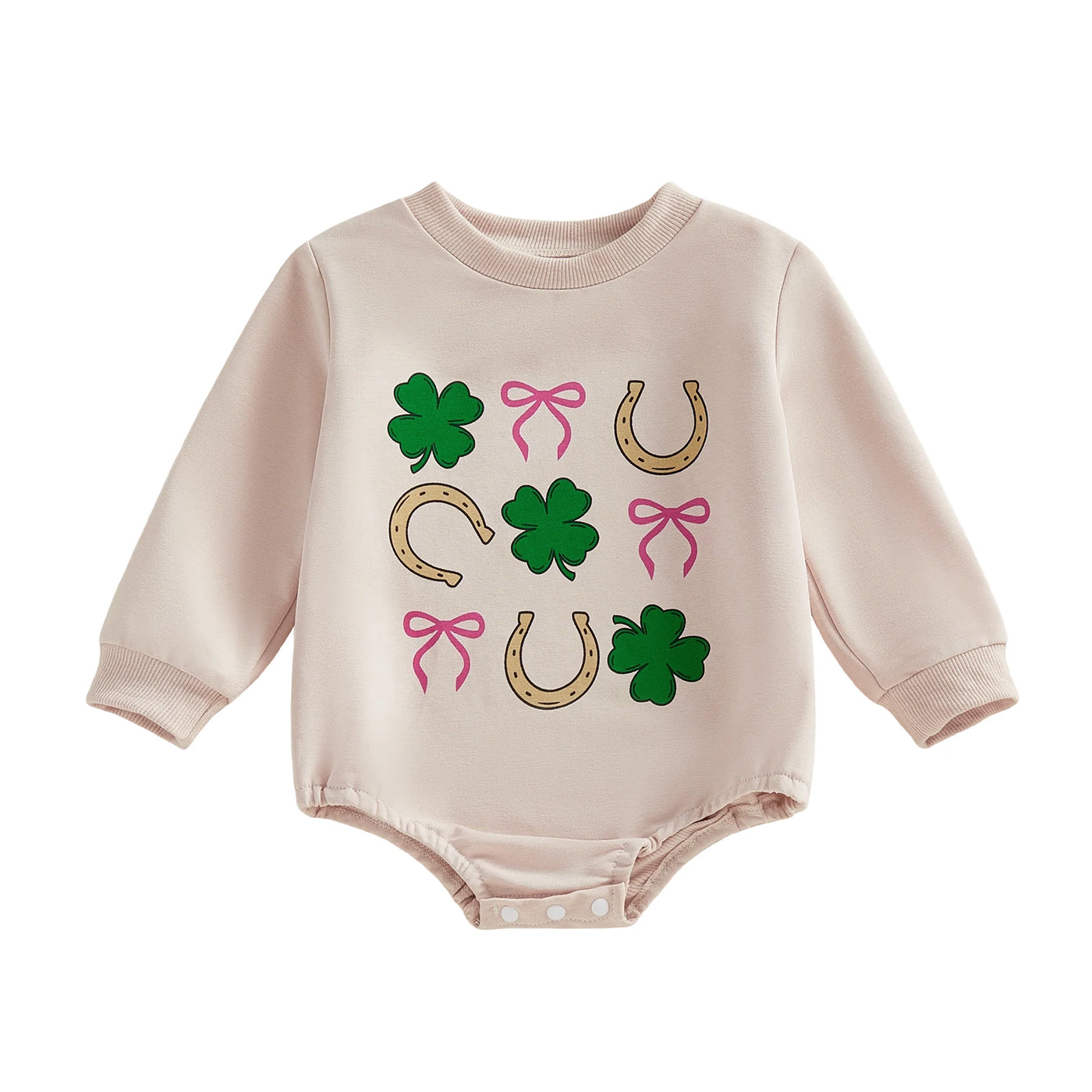 TIC TAC CLOVER Long-Sleeve Romper