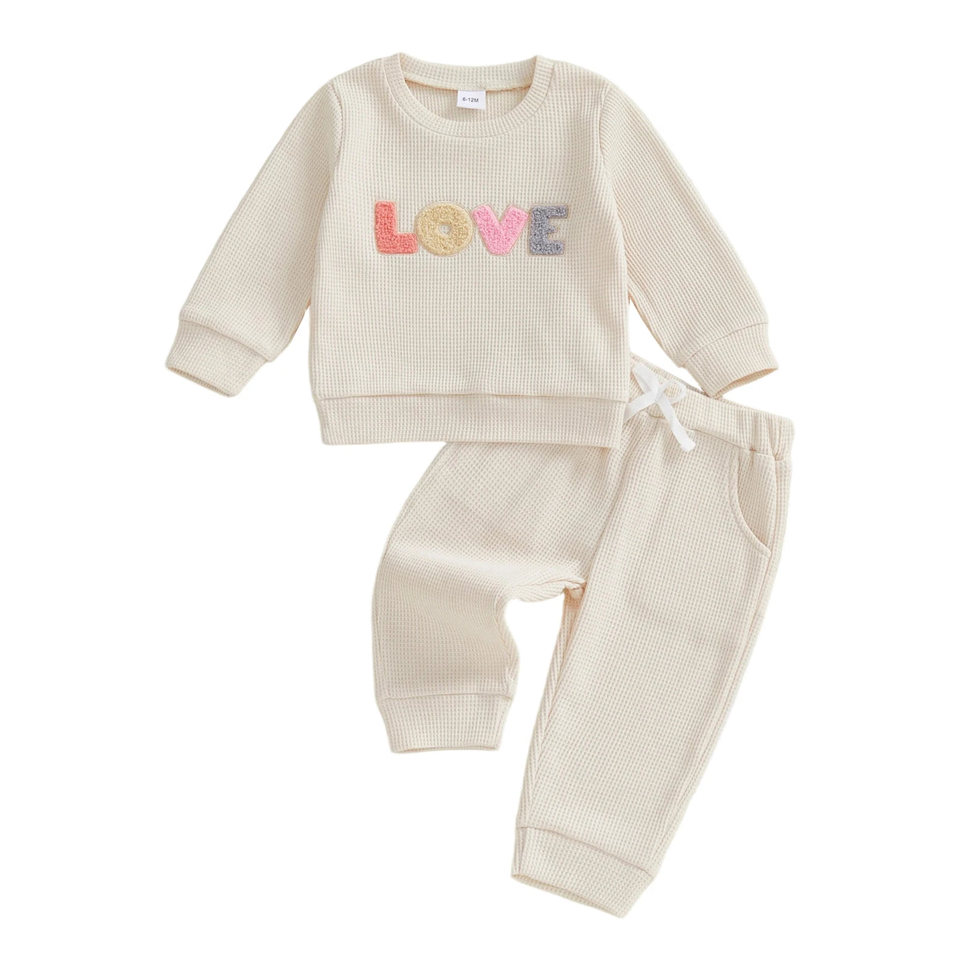 LOVE Waffle Knit Outfit