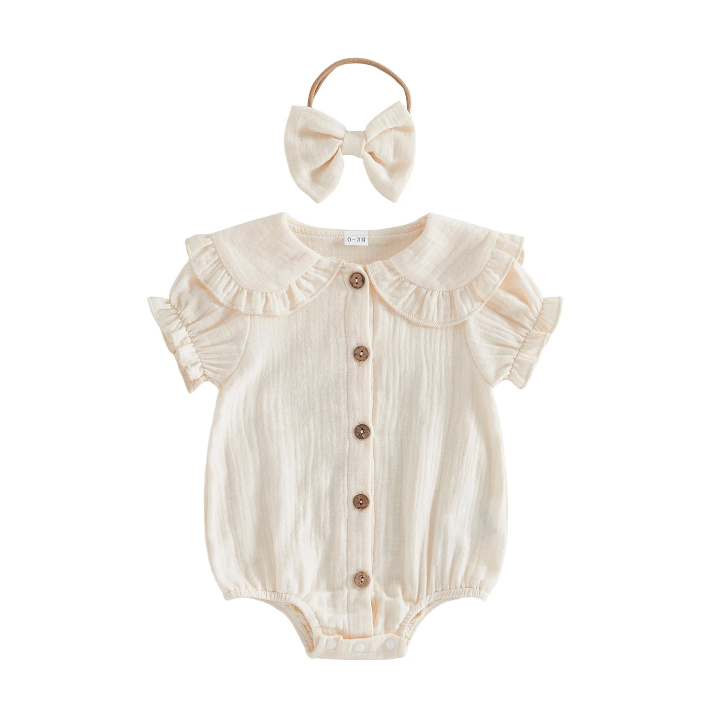 MILA Collar Romper with Headband