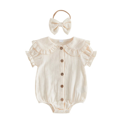 MILA Collar Romper with Headband