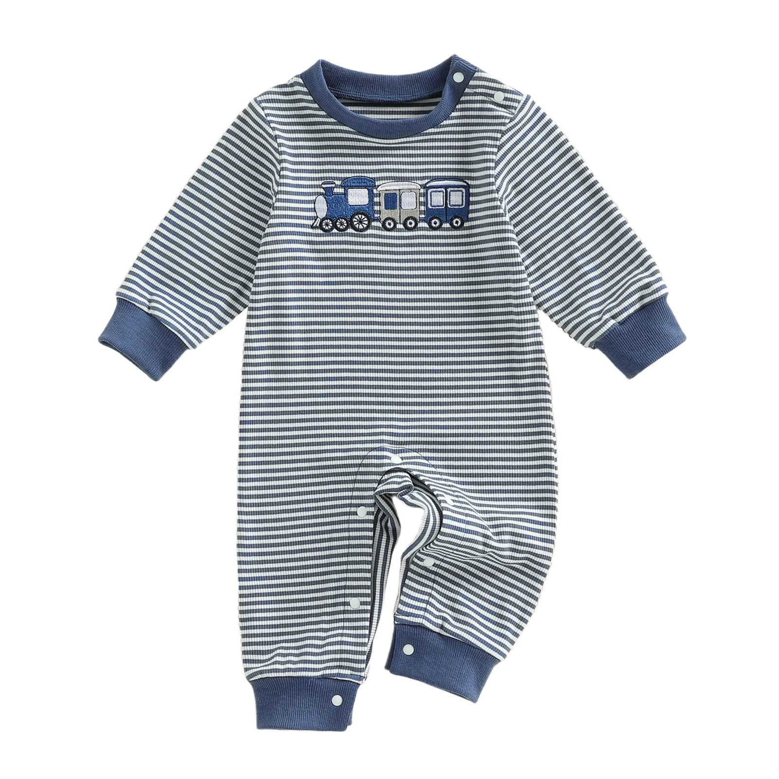 TRAIN Striped Jumpsuit