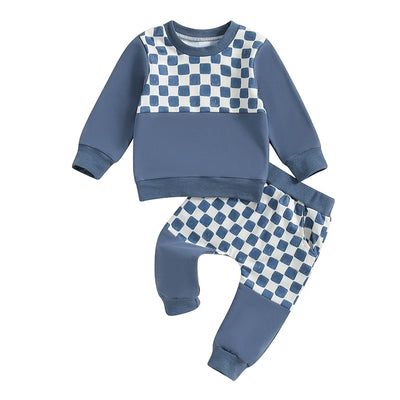 CHECKERS Color Block Outfit