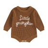 LITTLE PUMPKIN Knitted Romper