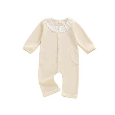 LINNEA Crochet Collar Jumpsuit