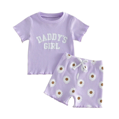 DADDY'S GIRL Daisies Outfit