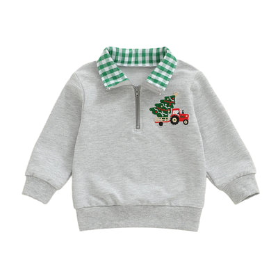 CHRISTMAS Collar Sweatshirt