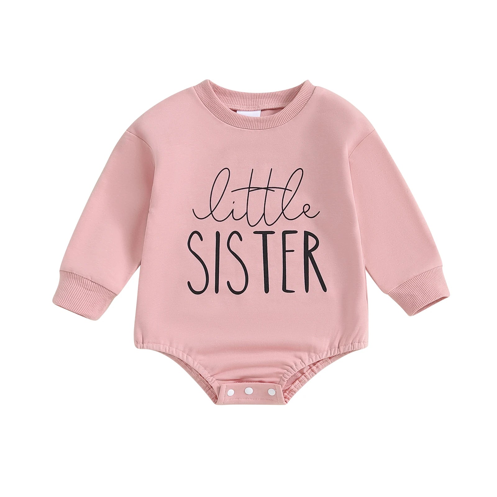 LITTLE SISTER Long-Sleeve Onesie