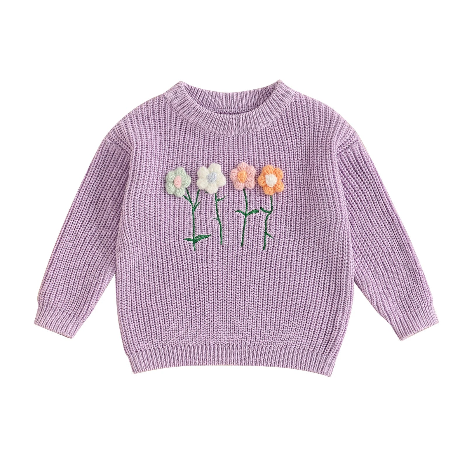 FLOWERS Knitted Sweater