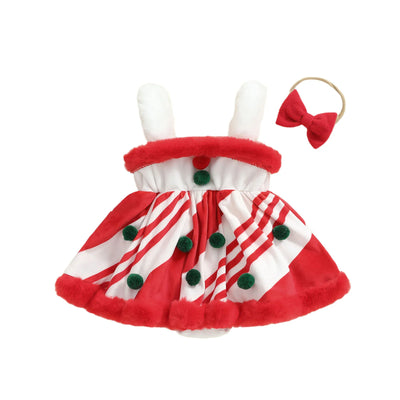 CHRISTMAS ELF Romper Dress